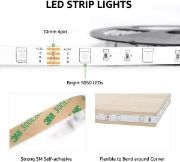 Picture of 20M LED Strip Lights with Remote, RGB Colour Changing, Dimmable Strip Lighting, Long Plug in LED Lights