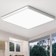 Picture of 36W LED Ceiling Light, 3240LM Waterproof Bathroom Lights Ceiling, Super Bright 6000K Daylight White, Modern Square Flush Mounted Lighting Fixture