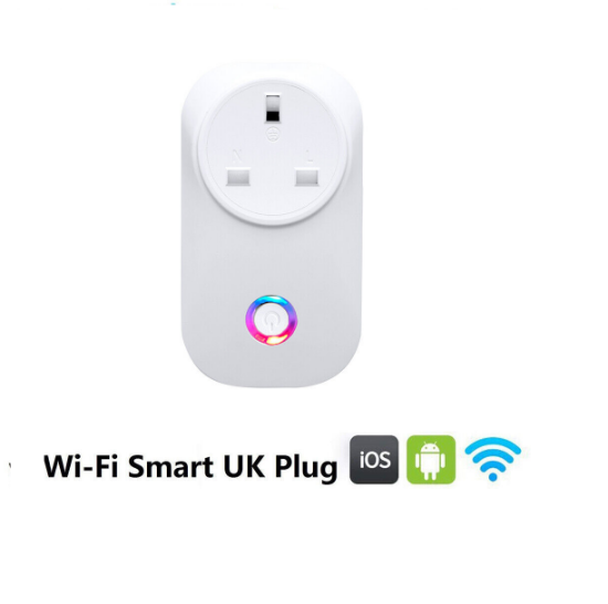 Picture of Smart Plug WiFi Socket Monitor Timing Function Toya SmartLife APP Control , White