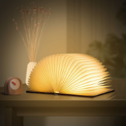 Picture of Wooden Folding Book Lamp, LED Book Light, Table/Desk Lamp for Home, Office & Room Decor, Bright Enough For Reading