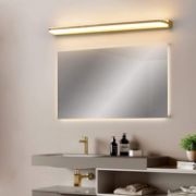 Picture of LED Mirror Front Light 9W  Warm White, Front Lighting IP44 for Bathroom, LED Over Mirror Light, Stainless Steel Base