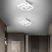 Picture of Ceiling Light Modern 22W LED Cool White 6000K Acrylic Square LED Ceiling Lamp for Hallway Office Bedroom etc.