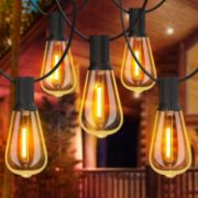 Picture of 24FT Festoon Lights Outdoor, Garden Patio String Lights Mains Powered, 2200K Warm White, ST64 Waterproof LED String Lights