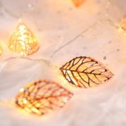 Picture of 20LED Fairy String light Gold Metal Lights, USB Type & remote control