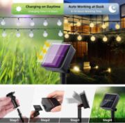 Picture of Solar String Lights Outdoor 10ft 3M 20LED Solar Fairy Lights Waterproof Crystal Globe Solar Garden Lights 