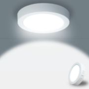 Picture of  Bathroom Ceiling Light 15W 1620LM, Round LED Ceiling Light 6500K, 100W Equivalent, Waterproof Flush Ceiling Light IP44 Ceiling Lamp for Bedroom Kitchen Living Room Bathroom Ø17CM Cool White [Energy Class E]