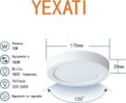 Picture of  Bathroom Ceiling Light 15W 1620LM, Round LED Ceiling Light 6500K, 100W Equivalent, Waterproof Flush Ceiling Light IP44 Ceiling Lamp for Bedroom Kitchen Living Room Bathroom Ø17CM Cool White [Energy Class E]